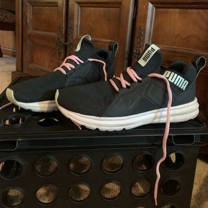 PUMA Zenvo Training Running Sneakers Size 10 Women’s Black Pink Green - Women